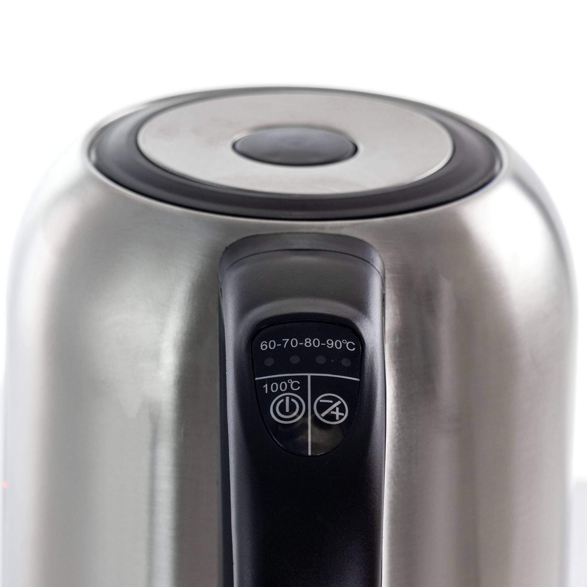 MegaChef 1.7L Stainless Steel Electric Tea Kettle With 5 Preset Temps